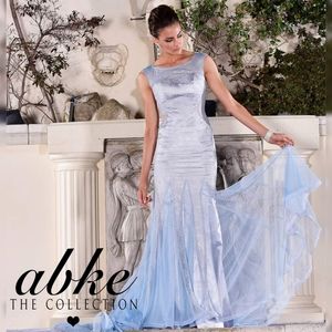 Ombre Mermaid Dress Lavender / Aqua - Prom Pageant
